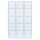 LÜLLMANN Schließfachschrank signalweiß 523537, 15 Schließfächer 118,5 x 50,0 x 180,0 cm