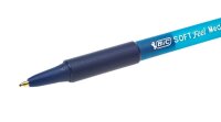 BIC Kugelschreiber SOFT Feel blau, Schreibfarbe: blau, 12...