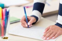 BIC Kugelschreiber SOFT Feel blau, Schreibfarbe: blau, 12 St.