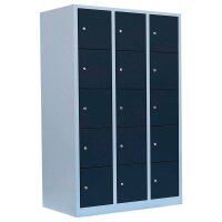 LÜLLMANN Schließfachschrank anthrazit,...