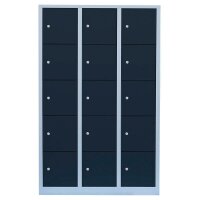 LÜLLMANN Schließfachschrank anthrazit,...