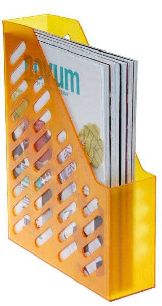 Stehsammler 1601-T-61D orange-transparent Kunststoff, DIN A4, 1 St.