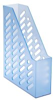 Stehsammler 1601-T-64D blau-transparent Kunststoff, DIN...