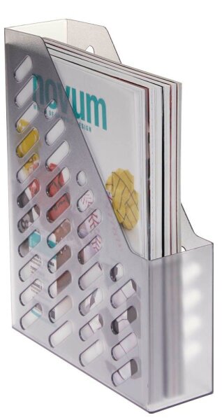 Stehsammler 1601-T-69D grau-transparent Kunststoff, DIN A4, 1 St.
