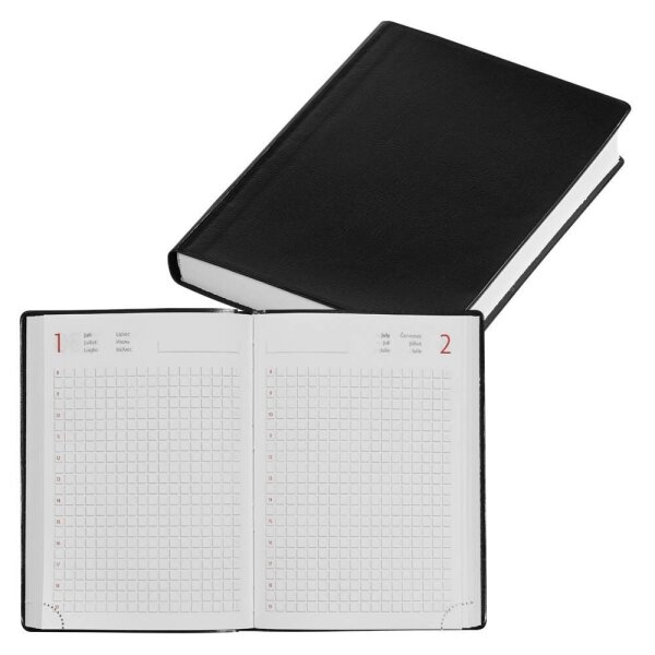 Handwerkerkalender jahresunabhängig schwarz, 1 St.