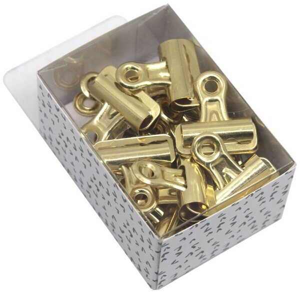 artoz Briefklemmer gold 2,5 cm, 12 St.
