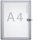 MAUL Schaukasten Extraslim grau 1x DIN A4 27,0 x 2,7 x 35,1 cm, 1 St.