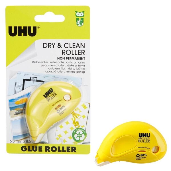 UHU DRY & CLEAN Kleberoller wieder ablösbar, 1 St.
