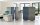 Kerkmann Trennwand Metropol 45697317, blau 80,0 x 165,0 cm, 1 St.
