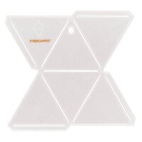 FISKARS® Stanzschablone 3D Diamant Vorlage weiß
