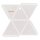 FISKARS® Stanzschablone 3D Diamant Vorlage weiß