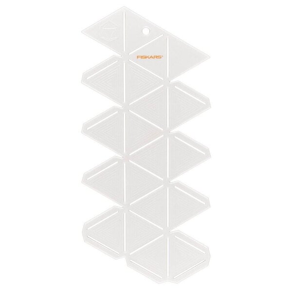 FISKARS® Stanzschablone 3D Geode Vorlage weiß
