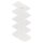 FISKARS® Stanzschablone 3D Geode Vorlage weiß