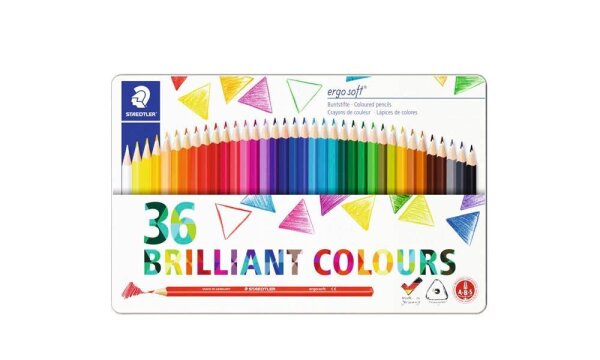 STAEDTLER ergosoft® 157 Buntstifte farbsortiert, 36 St.