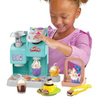 Play-Doh Knete Knetspaß Cafe farbsortiert, 8 Farben je 56,0 g & Zubehör