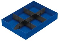 styro styrodoc Schubladeneinsatz blau 1 St.