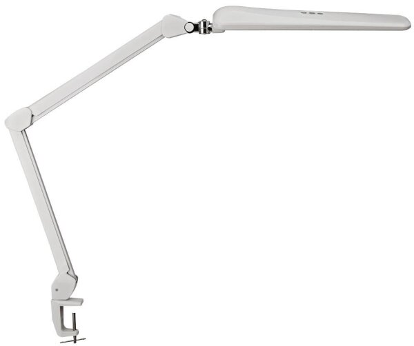 MAUL MAULcraft LED Schreibtischlampe weiß 12,9 W mit Tischklemme
