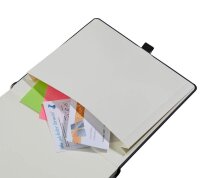 Lediberg Notizbuch ENERGY quadratisch kariert, schwarz Hardcover 240 Seiten, 1 St.
