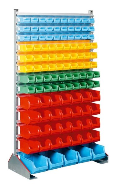 Allit Kleinteileregal ProfilPlus Depot 455900 silber 113,0 x 50,0 x 190,0 cm