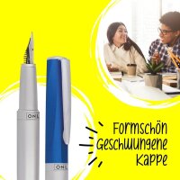 ONLINE® Squeeze Patronenfüller blau M (mittel), 1 St.