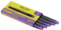 ONLINE® Tintenpatronen für Füller 17143/12 lila, 5 St.