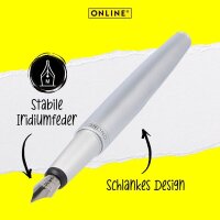 ONLINE® Squeeze Patronenfüller dark lilac M (mittel), 1 St.