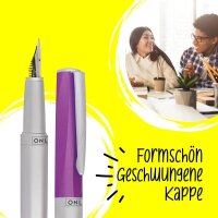 ONLINE® Squeeze Patronenfüller dark lilac M (mittel), 1 St.