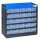Allit VarioPlus Kleinteilemagazin schwarz, blau 30,0 x 13,5 x 28,5 cm, 1 St.