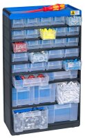 Allit VarioPlus Kleinteilemagazin schwarz, blau 30,0 x...