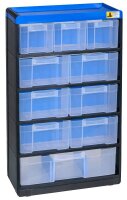 Allit VarioPlus Kleinteilemagazin schwarz, blau 30,0 x...