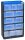 Allit VarioPlus Kleinteilemagazin schwarz, blau 30,0 x 13,5 x 52,5 cm, 1 St.