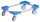 Allit Transportroller ProfiPlus blau 31,0 x 61,0 x 17,6 cm bis 300,0 kg