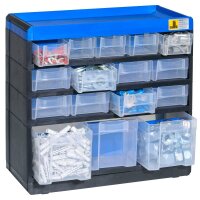Allit VarioPlus Kleinteilemagazin schwarz, blau 30,0 x...