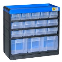 Allit VarioPlus Kleinteilemagazin schwarz, blau 30,0 x...