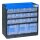 Allit VarioPlus Kleinteilemagazin schwarz, blau 30,0 x 13,5 x 28,5 cm, 1 St.