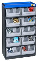 Allit VarioPlus Kleinteilemagazin schwarz, blau 30,0 x...