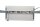 HAMMERBACHER XMKA19 elektrisch höhenverstellbarer Schreibtisch lichtgrau rechteckig, C-Fuß-Gestell silber 180,0 x 80,0 cm