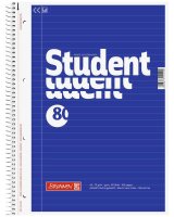 BRUNNEN Collegeblöcke Student liniert DIN A4...