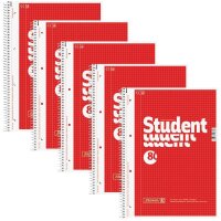 BRUNNEN Collegeblöcke Student kariert DIN A4...