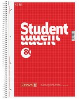 BRUNNEN Collegeblöcke Student kariert DIN A4...