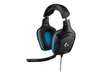 Logitech G432 Gaming-Headset schwarz, blau