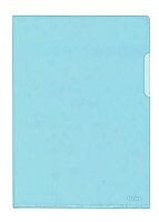 bene Sichthüllen DIN A4 blau glatt 0,15 mm, 100 St.