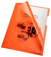 bene Sichthüllen DIN A4 orange glatt 0,15 mm, 100 St.
