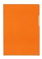 bene Sichthüllen DIN A4 orange glatt 0,15 mm, 100 St.
