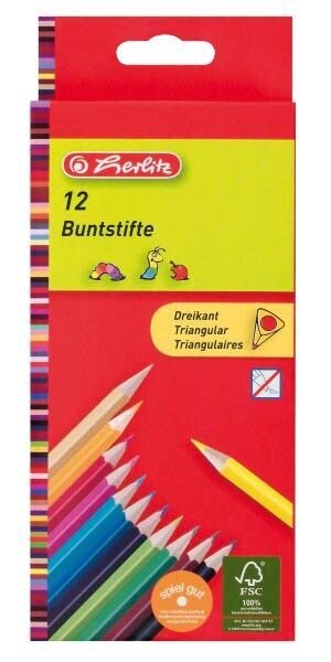 herlitz Buntstifte farbsortiert, 12 St.