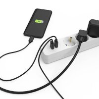 hama USB 3,4A 5-fach Steckdosenleiste mit Schalter 1,4 m...