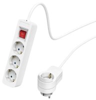 hama Powerplug 4-fach Steckdosenleiste 1,4 m weiß