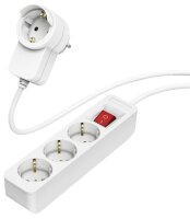 hama Powerplug 4-fach Steckdosenleiste 1,4 m weiß