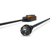hama 2-fach Steckdosenleiste 2,0 m schwarz