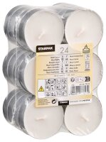 STARPAK Teelichter weiß, 24 St.